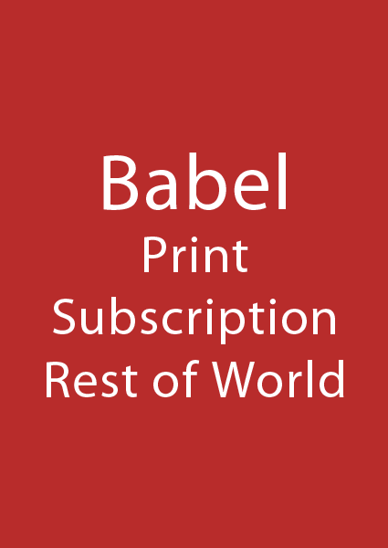 Babel Rest of World Individual Subscription - Print